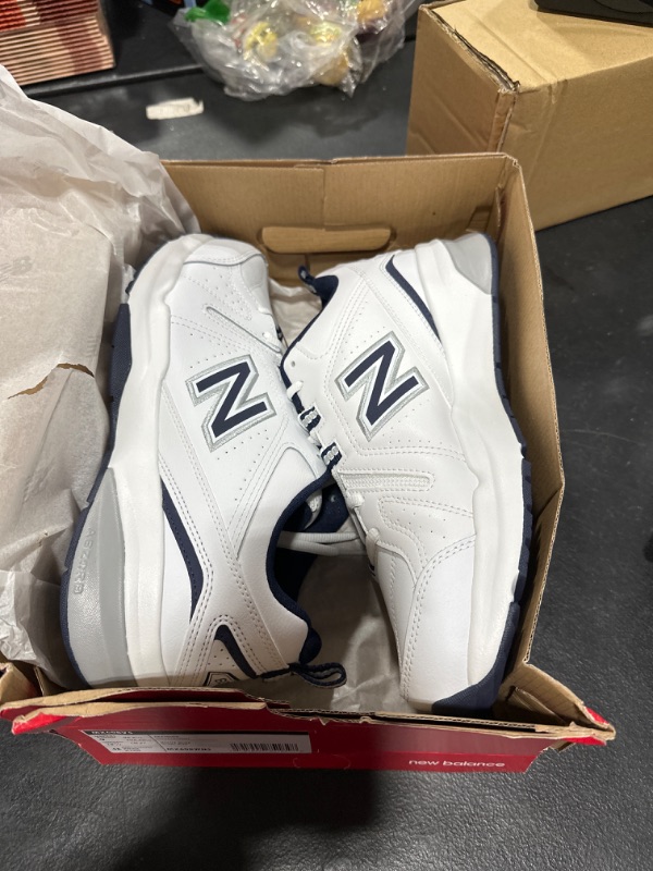 Photo 2 of New Balance Men's 608 V5 Casual Comfort Cross Trainer 9 X-Wide White/Navy