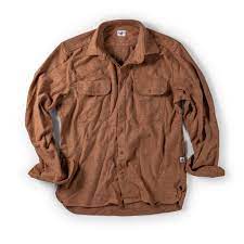 Photo 1 of ATFORNA BUTTON UP FLANNEL ALL BROWN XL UNISEX