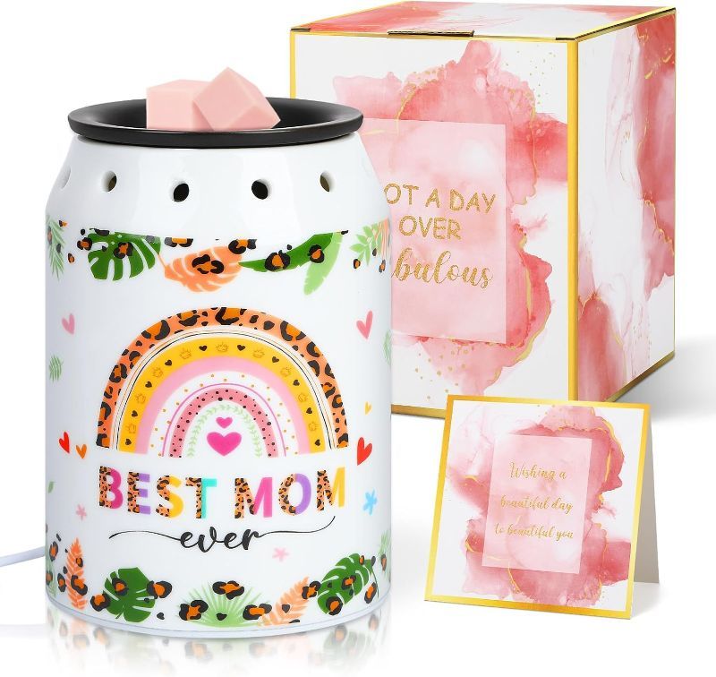 Photo 1 of UPINS Wax Melt Warmer,Gifts for Mother's Day from Daughter Son Birthday Gifts for Mom Wife Women Grandma Ceramic Electric Candle Wax Melts