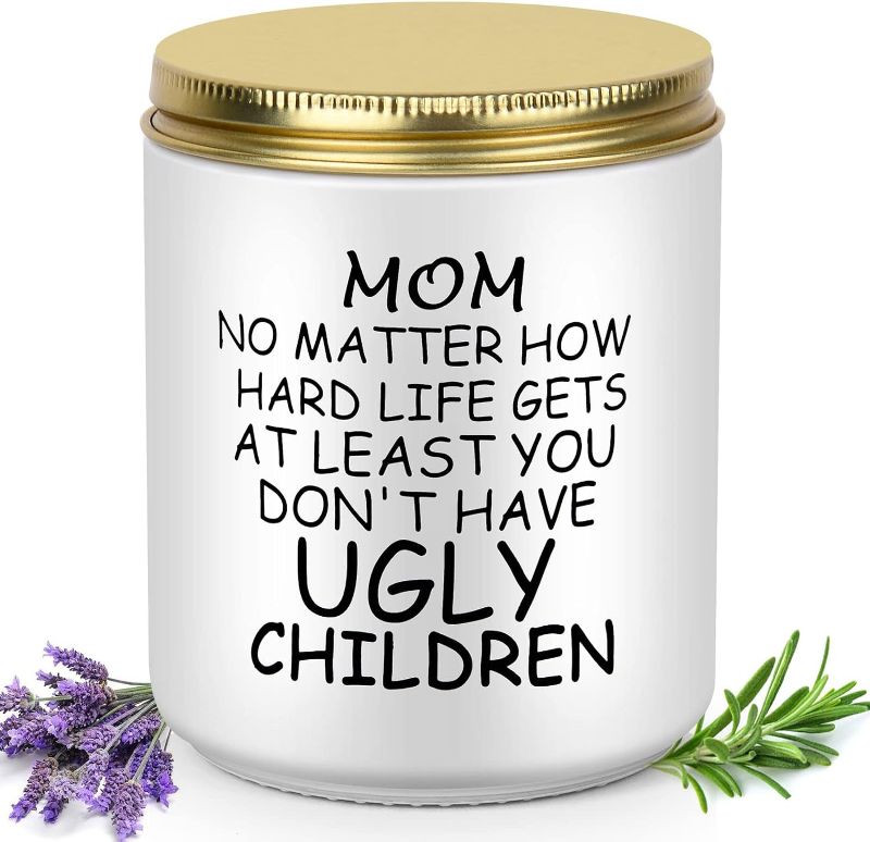 Photo 1 of Mothers Day Gifts for Mom from Daughter Son, Funny Mom Gifts for Birthday Christmas Valentines Day, Soy Wax, Lavender Scented Candles(7oz)
