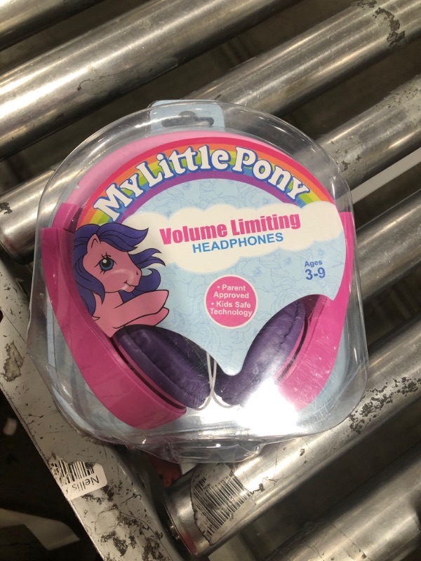 Photo 2 of Sakar Kids Safe Over The Ear Headphones, Volume Limiter for Developing Ears, 3.5MM Stereo Jack, Recommended for Ages 3-9 My Little Pony
