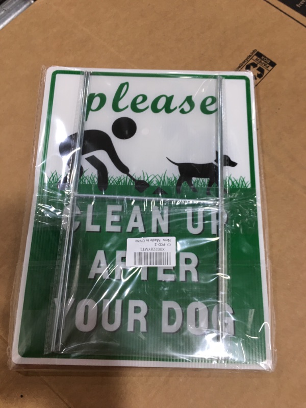 Photo 1 of Clean Up after your Dog - Sign 