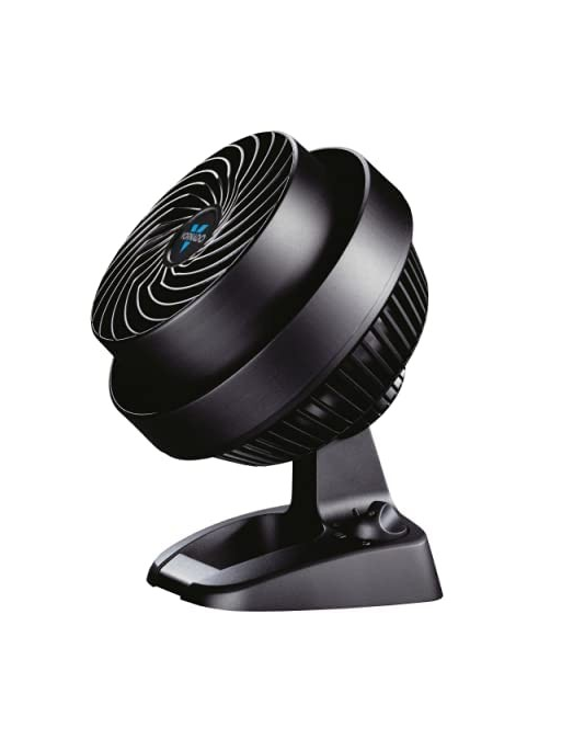 Photo 1 of Vornado 530 Compact Whole Room Air Circulator Fan, Black & 460 Small Whole Room Air Circulator Fan with 3 Speeds, 460-Small, Black Black Fan 