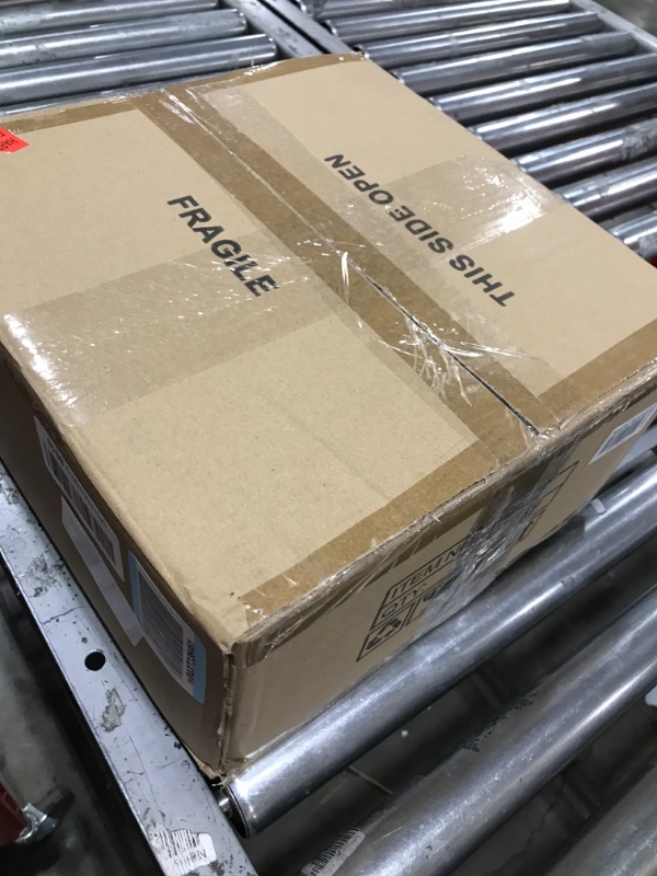 Photo 1 of Semi Flush Mount Ceiling Light, 3-Light Black Flush Ceiling Light with Seeded Glass Shade for Bedroom, Hallway, Kitchen, Dining & Living Room, Foyer and Bathroom