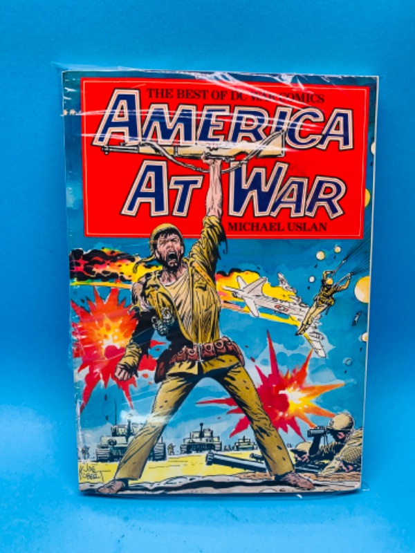 Photo 3 of 150001…America at war DC comic paperback novel in plastic sleeve 