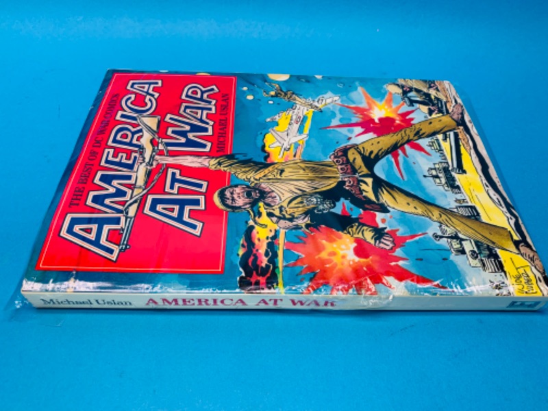 Photo 1 of 150001…America at war DC comic paperback novel in plastic sleeve 