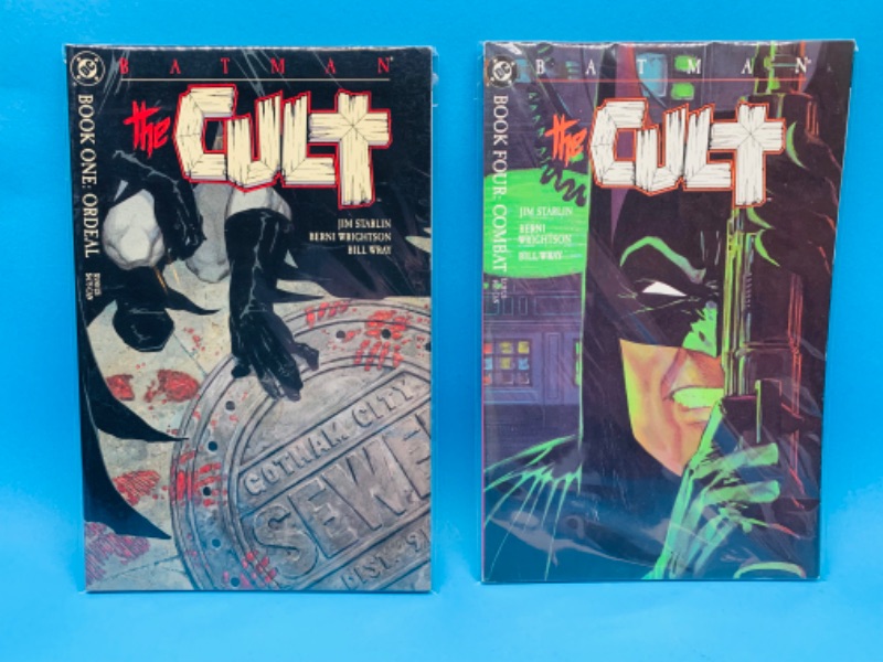 Photo 1 of 150009…2 Batman the cult paperback comics in sleeves 