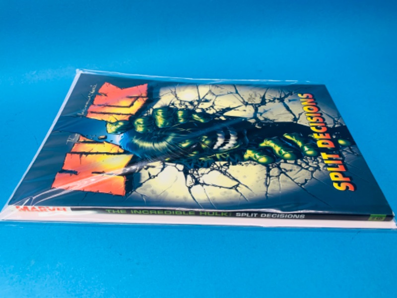 Photo 2 of 150012… The Incredible Hulk split decisions comic paperback novel in sleeve 