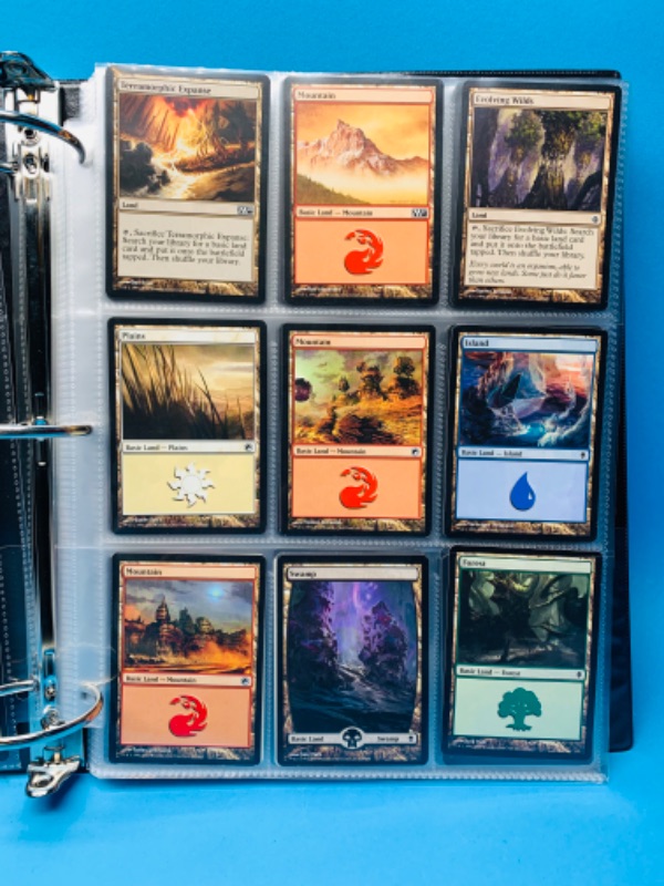 Photo 2 of 150017…144 misc magic the gathering cards in binder 