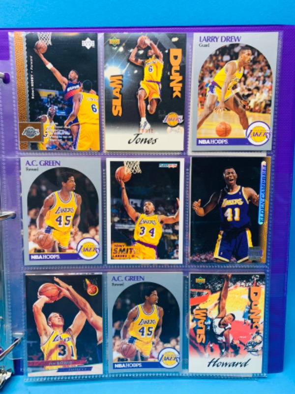 Photo 4 of 150041…72 misc Lakers cards in binder