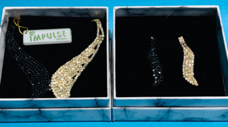 Photo 2 of 150043… impulse fashion necklace and pierced earrings set in gift boxes 