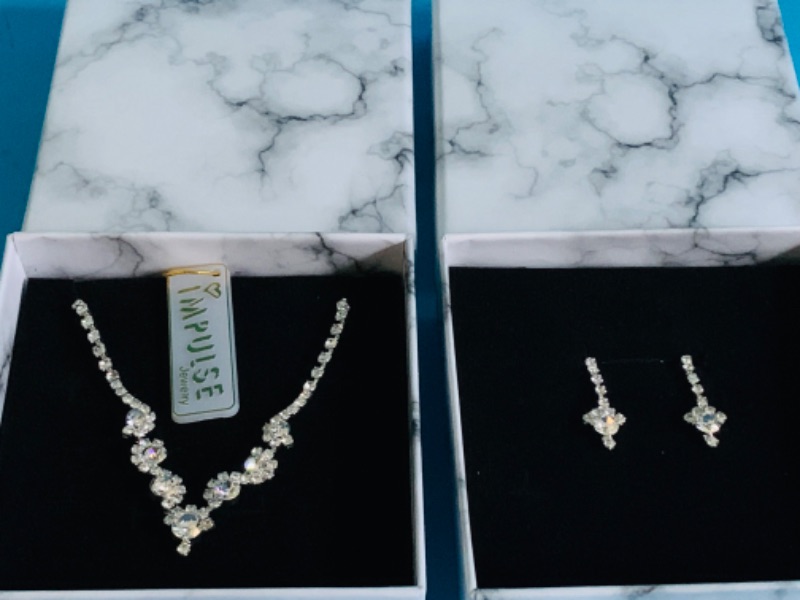 Photo 2 of 150045… impulse fashion necklace and pierced earrings set in gift boxes 