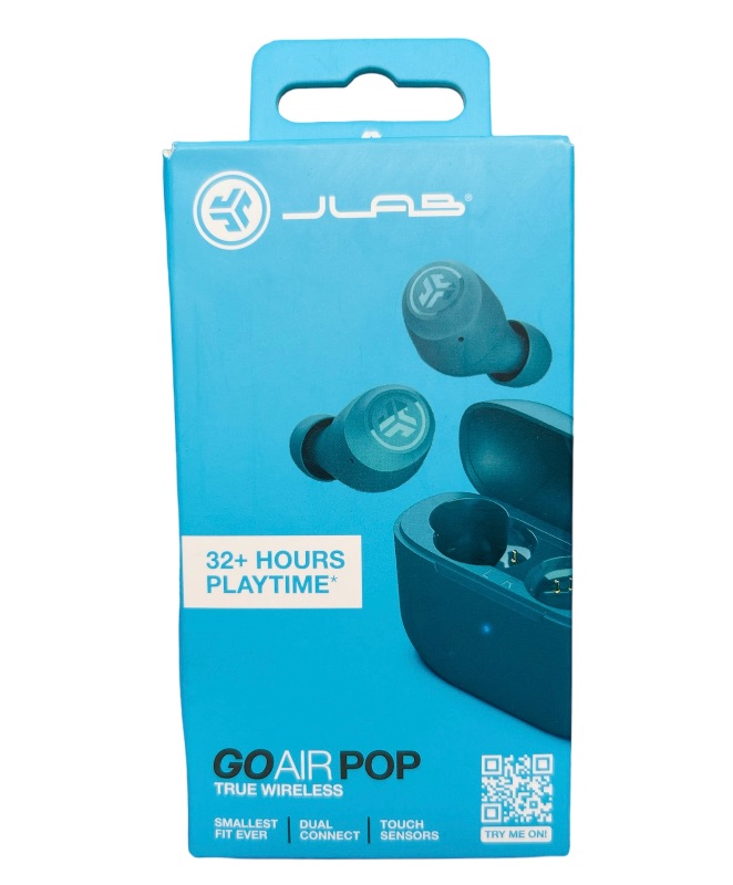 Photo 1 of 150104…JLAB go air pop wireless earbuds with charging case 