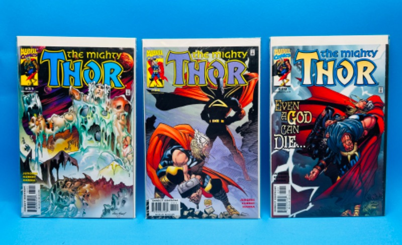 Photo 1 of 150109…3 Thor comics in plastic sleeves