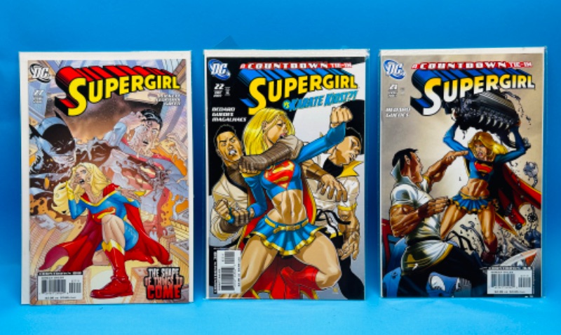 Photo 1 of 150113…3 supergirl comics in plastic sleeves