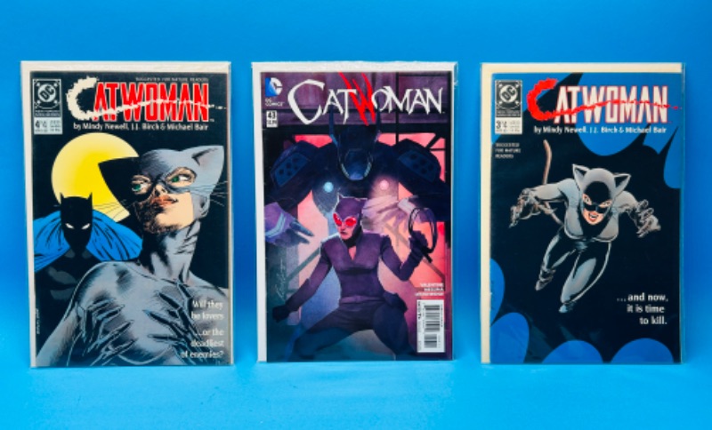 Photo 1 of 150115…3 catwoman comics in plastic sleeves