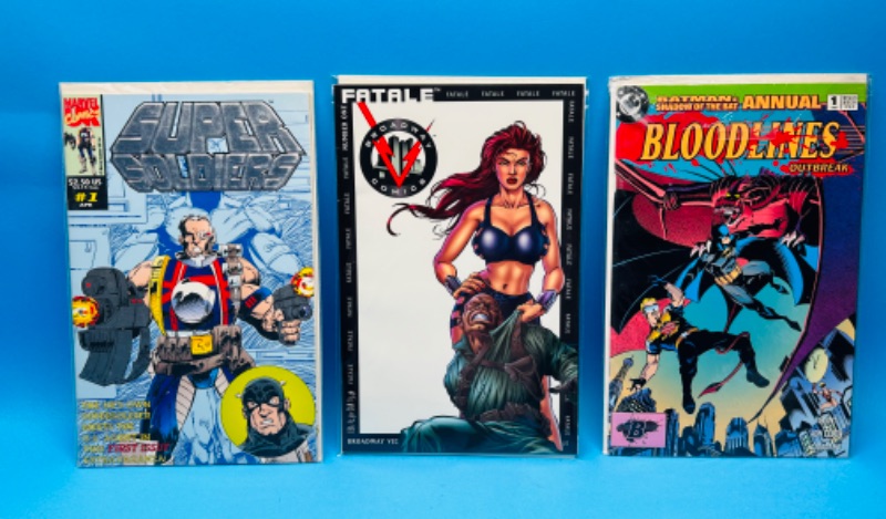 Photo 1 of 150128…3 comics all #1’s in plastic sleeves 