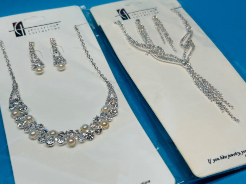 Photo 1 of 150134…2 Christina Collection fashion necklace and pierced earrings sets 