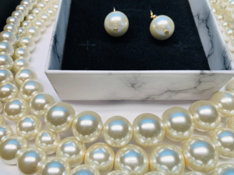 Photo 2 of 150154… Hanee fashion necklace and pierced earrings in gift box 