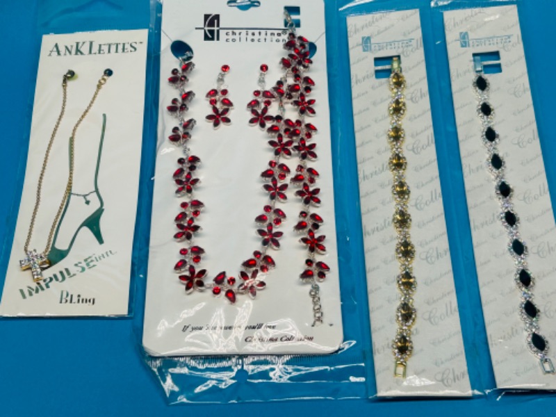 Photo 1 of 150157…fashion necklace, anklette, and bracelets- Christina collection and impulse 