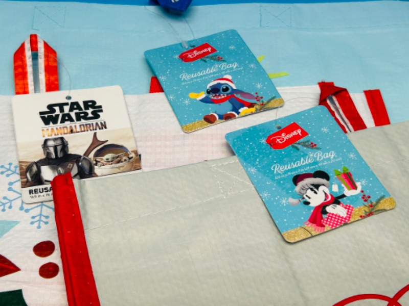 Photo 2 of 150161…3 xxlarge Disney reusable bags 13.5 x 19 x 8 inch 