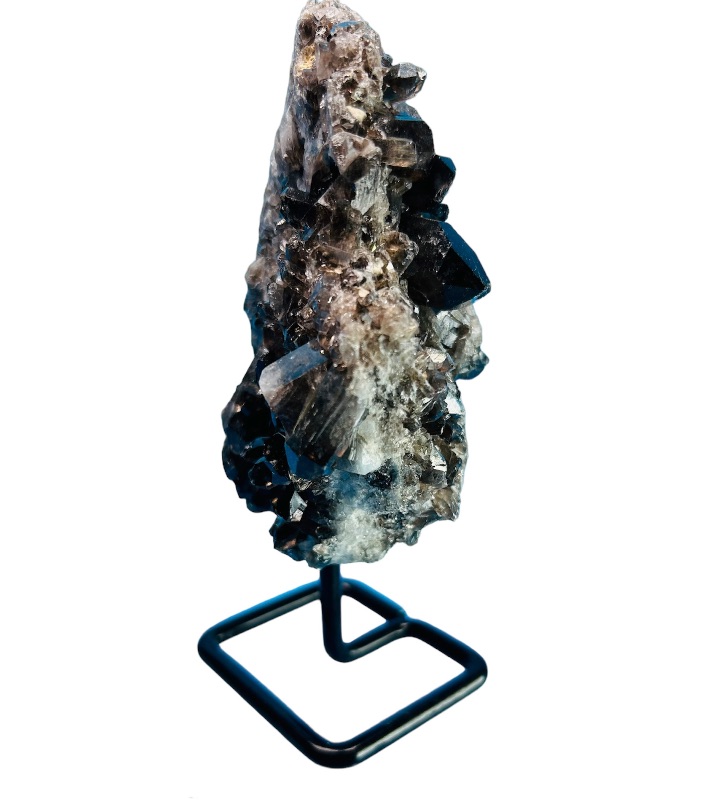 Photo 1 of 150196…6 inch smokey quartz rock on stand- height includes stand 