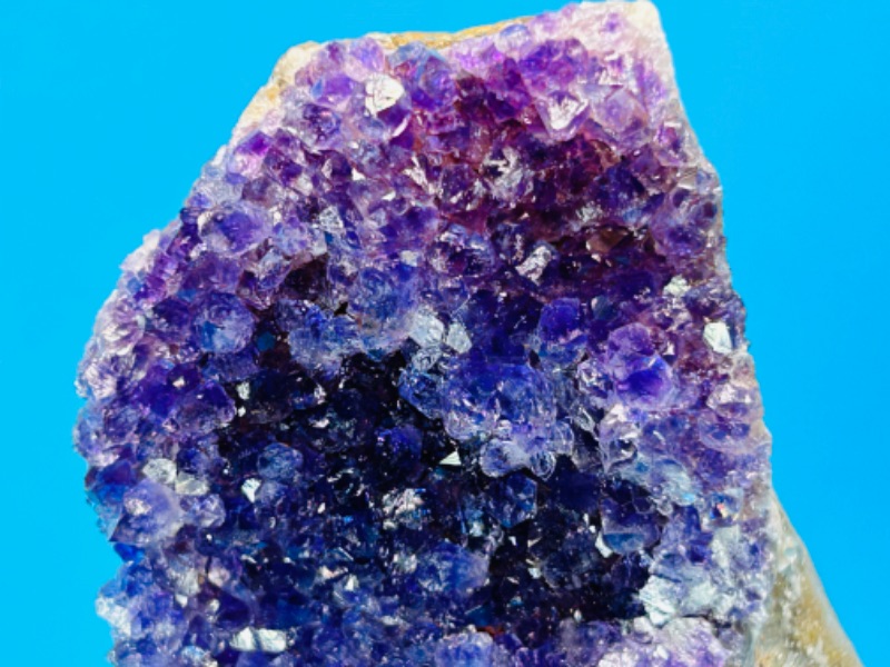 Photo 4 of 150202…7.5 inch amethyst rock  on stand -height includes stand 