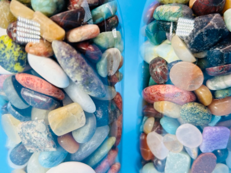 Photo 1 of 150203…2 bottles of polished rocks 5” each