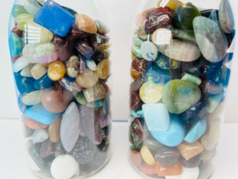 Photo 4 of 150207…2 bottles of polished rocks -5” tall