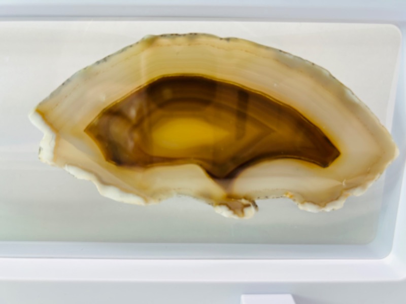 Photo 3 of 150219…2 agate slices in display stand  4 x 9 “