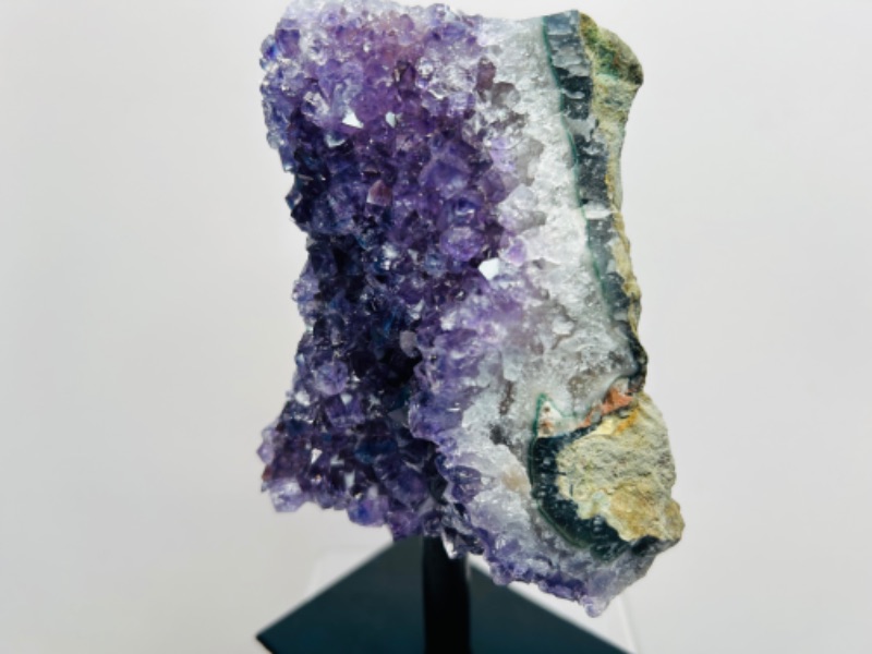 Photo 3 of 150293…4.5” amethyst crystal rock on stand-height includes stand 