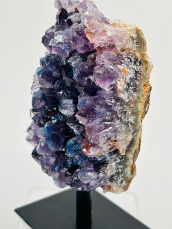 Photo 2 of 150294…4.5”  amethyst crystal rock on stand-height includes stand 