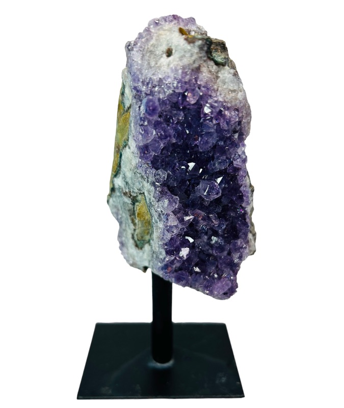 Photo 3 of 150296…5”  amethyst crystal rock on stand-height includes stand 