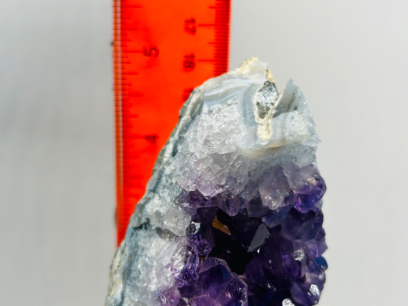 Photo 3 of 150297…5”  amethyst crystal rock on stand-height includes stand 