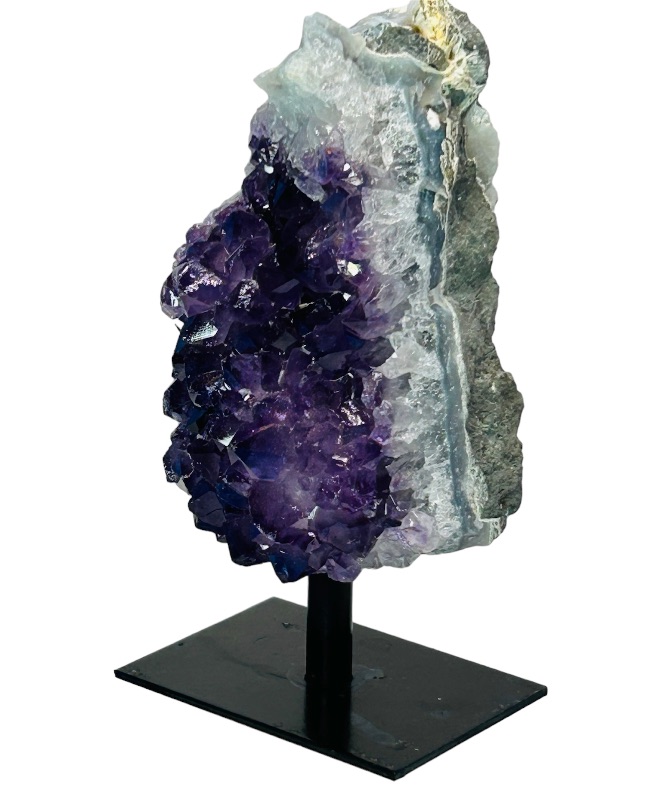 Photo 1 of 150297…5”  amethyst crystal rock on stand-height includes stand 