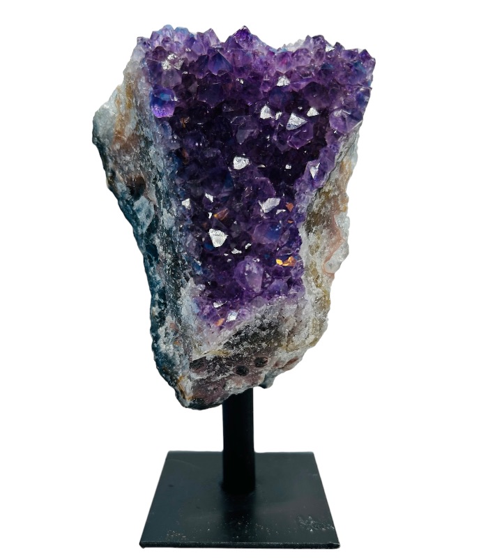 Photo 1 of 150298…4.5”  amethyst crystal rock on stand-height includes stand 