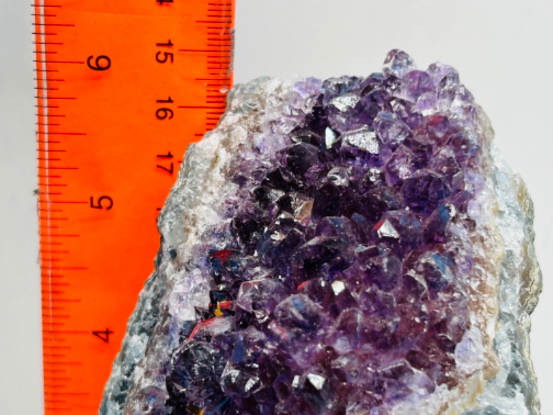 Photo 5 of 150299…6”  amethyst crystal rock on stand-height includes stand 