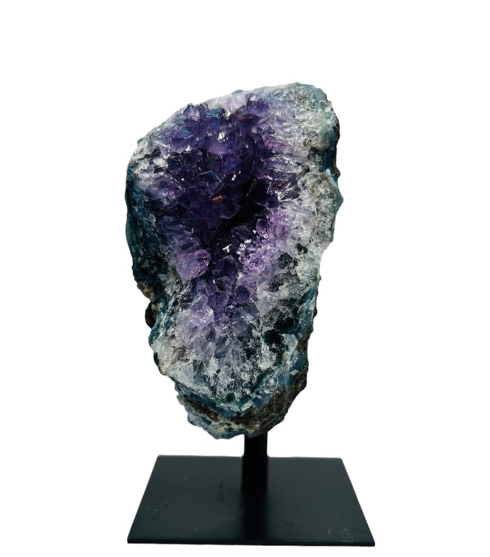 Photo 1 of 150300…5”  amethyst crystal rock on stand-height includes stand 