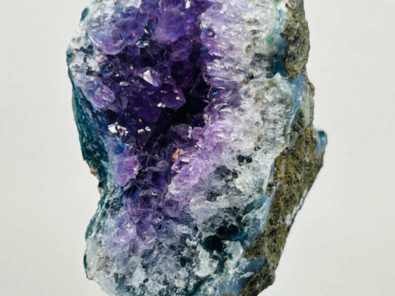 Photo 3 of 150300…5”  amethyst crystal rock on stand-height includes stand 