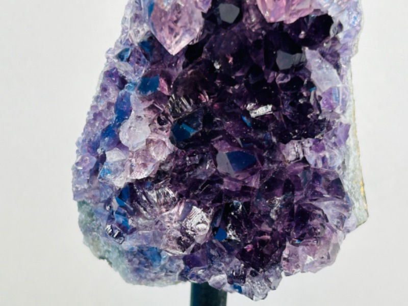 Photo 4 of 150302…6”  amethyst crystal rock on stand-height includes stand 