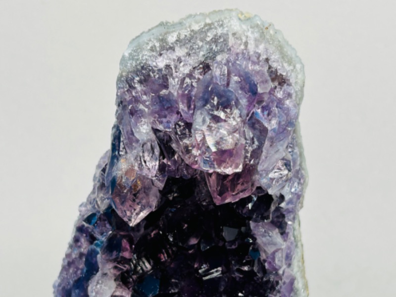 Photo 3 of 150302…6”  amethyst crystal rock on stand-height includes stand 