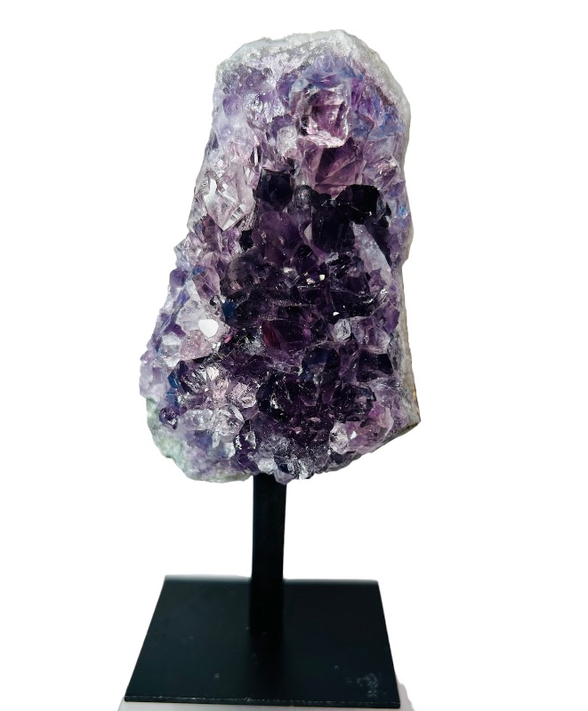 Photo 1 of 150302…6”  amethyst crystal rock on stand-height includes stand 