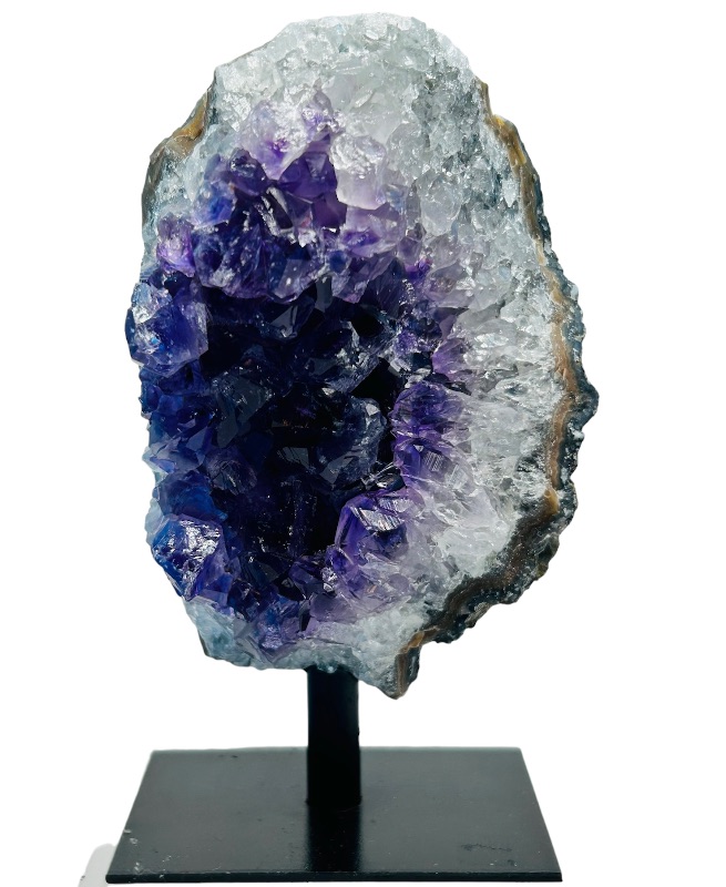 Photo 1 of 150303…5”  amethyst crystal rock on stand-height includes stand 