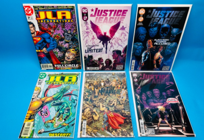 Photo 1 of 150330…6 JLA comics in plastic sleeves 