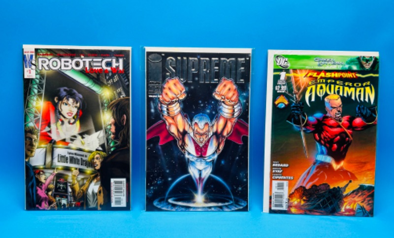 Photo 1 of 150346… 3 comics all #1’s in plastic sleeves 