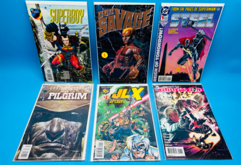Photo 1 of 150348… 6 comics all #1’s in plastic sleeves 