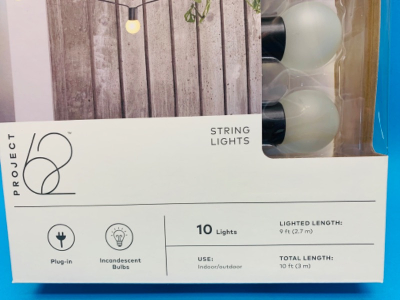 Photo 1 of 150373…. string lights-10 bulbs- can connect 8 strands end to end 
