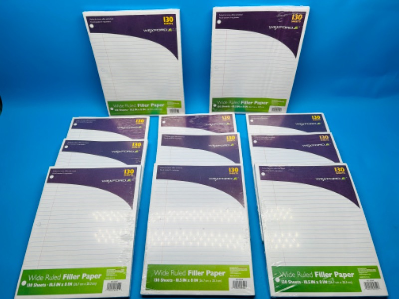 Photo 1 of 150387…11 packs of wide ruled filler paper