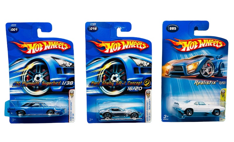 Photo 1 of 150396…3  hot wheels 1st edition die cast cars