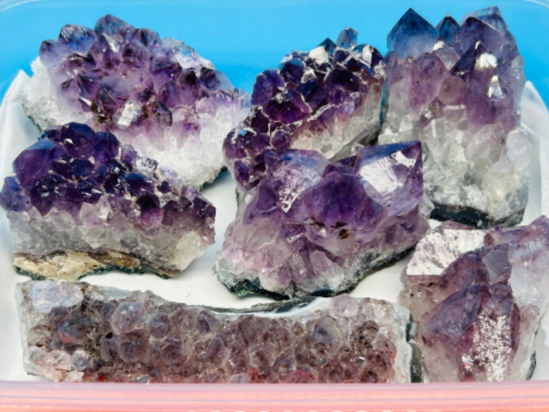 Photo 4 of 150421…7 amethyst crystal rocks